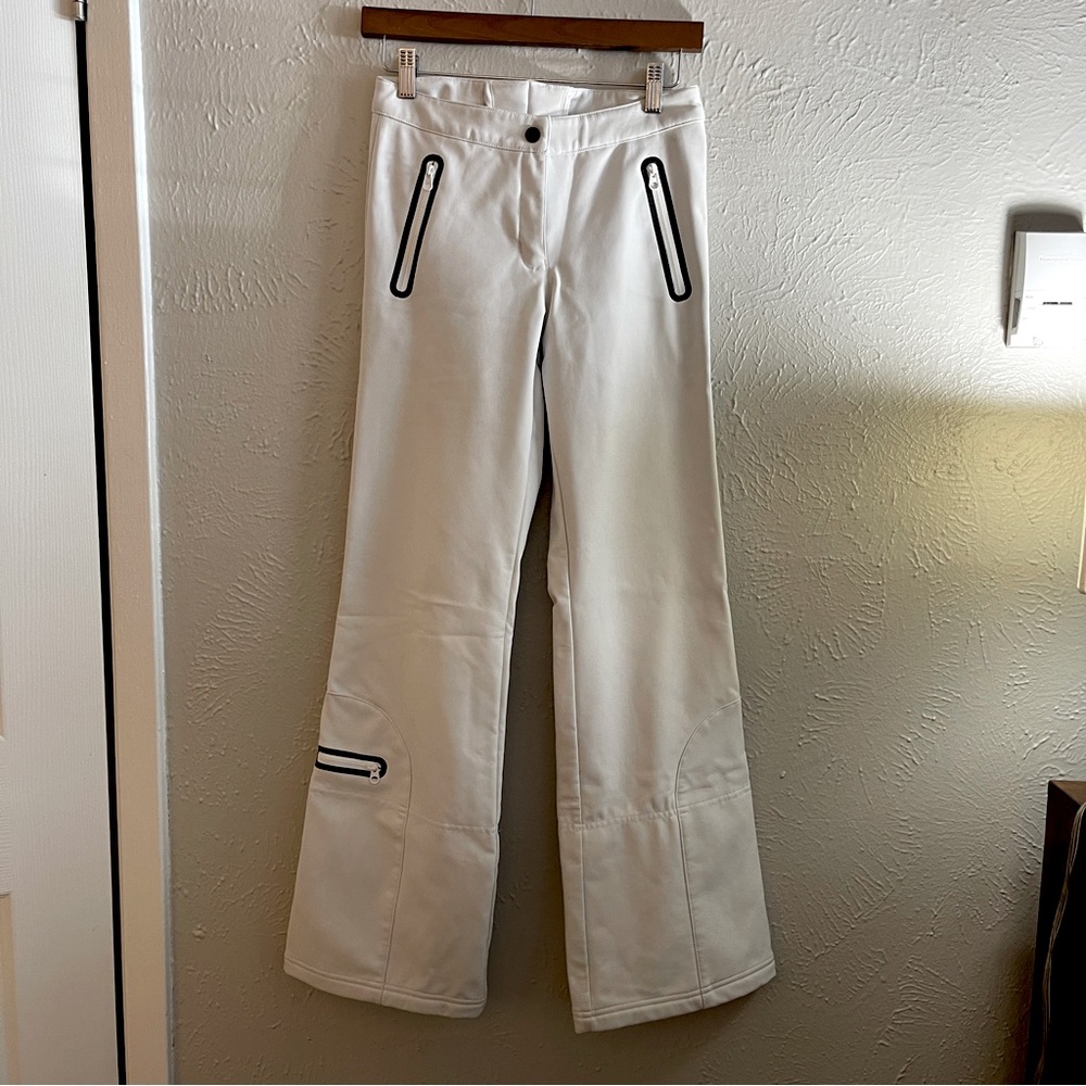 Boulder Gear white ski snow pants -never worn size 0